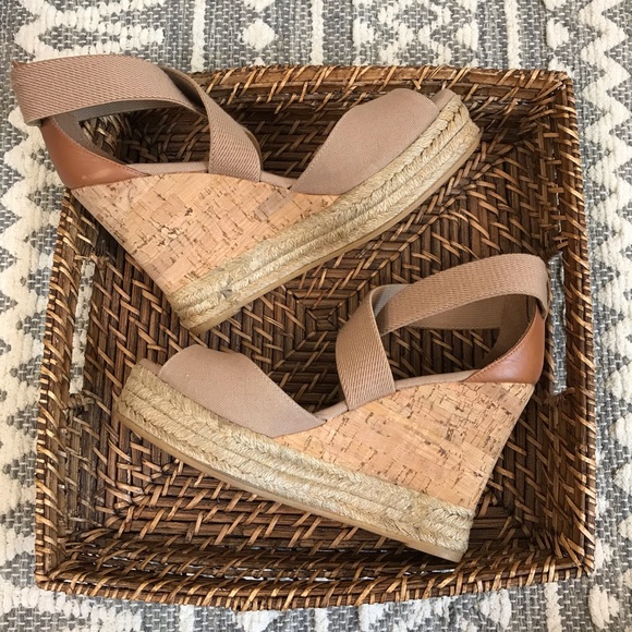 Tory Burch Frieda Espadrille Wedge Sandal Strappy - Picture 6 of 7